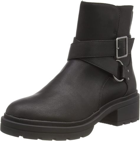 RocketDog #Rocket #DogWomen's #Dog #Women'sIllume #Women's #IllumeFashion #Illume #FashionBoot #Fashion #Boot Rocket Dog, Block Heel Shoes, Lady Biker, Toe Designs, Black Ankle Boots, Boot Shoes Women, Fashion Boots, Rocket, 30 Day