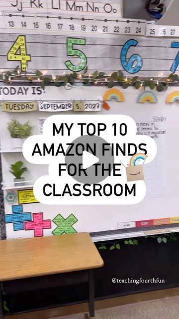 Krystal | 3rd Grade Teacher on Instagram: "My Top 10 no regrets Amazon Finds for the Classroom 🤩😍 Everything is linked in my Amazon Storefront under “Teacher Finds” you can find all the links in my bio 🥰

#amazonfinds #amazoninfluencer #teacherfinds #amazonteacher #teacherreels #teacherlife #teachergram #teachersofinstagram #teachers #elementaryteacher #classroomdecor #classroomsetup" Classroom Organization Elementary Teacher Hacks, Seating Chart Classroom, Teacher Wish List, Classroom Seating, Classroom Organization Elementary, Classroom Centers, Resource Room, Elementary Classroom Decor, Third Grade Classroom