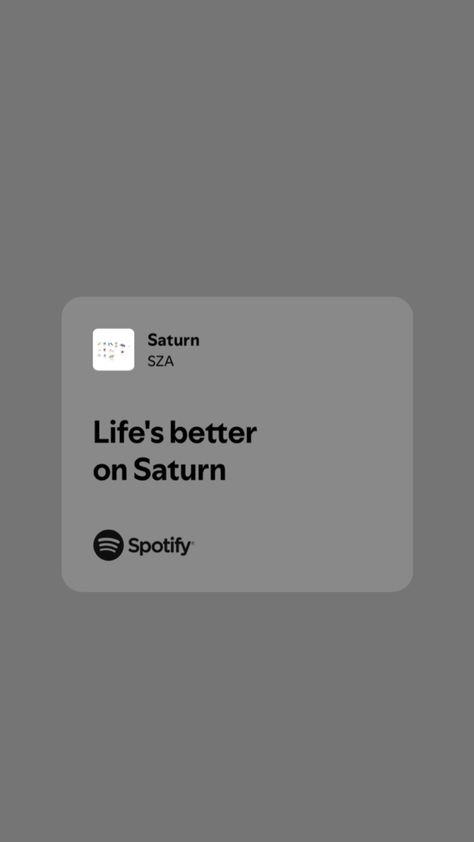 #saturn #sza #spotify #lyrics Sza Spotify Lyrics, Saturn Lyrics, Sza Spotify, Sza Singer, Spotify Lyrics, Aesthetic Wallpapers, Songs