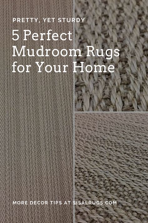 Winter is messy. Here are our favorite #mudroom #rugs that are beautiful, durable, and most importantly - easy to clean! Rugs For Mudroom Entryway, Mudroom Rugs Durable, Grey And White Mudroom, Farmhouse Mudroom Rugs, Mud Room Rug Ideas, Mudroom Rugs Entryway, Rugs For Laundry Room, Mud Room Rugs, Mud Room Rug