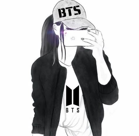 Bts Army Girl Wallpaper, Bts Army Girl, V Chibi, Iphone Wallpaper Bts, Bts Army Logo, Bts Aesthetic Wallpaper For Phone, Bts Wallpaper Lyrics