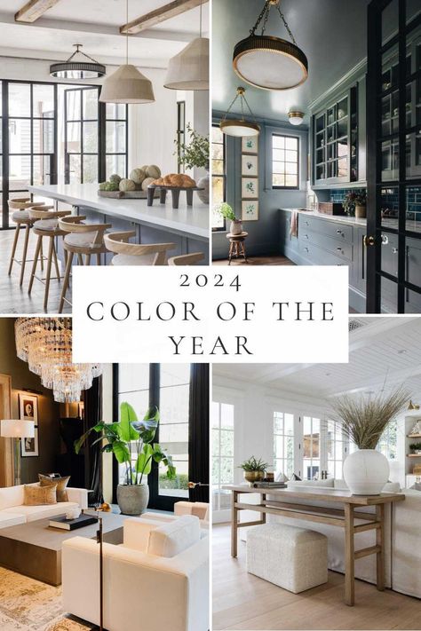 Color of the Year 2024 + Top Home Color Trends – jane at home Trending House Interior Design, Brand New Home Decor Ideas, Trending Fireplaces 2024, Spec House Ideas Interior Design, New Home Trends 2024, Current Home Trends 2023, 2025 Home Decor Trends Interiors, 2024 Wall Decor Trends, Unique Home Design Ideas