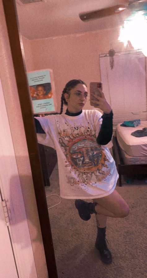 sublime t shirt with docs Sublime T Shirt Outfit, Sublime Outfit, Sublime Shirt Outfit, Sublime Aesthetic Outfit, Sublime Crewneck, Urban Outfitters Sublime Sweatshirt, Sublime Tshirts, Sublime Shirt, Hair Clothes