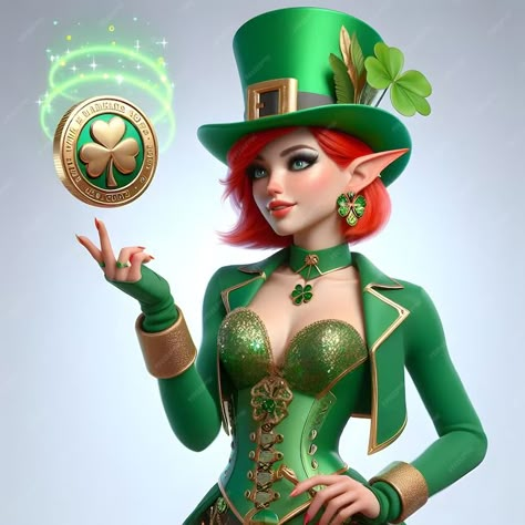 Premium Photo | A woman in a green outfit with a clover on her finger Lucky Picture, Blackjack Tips, Green Outfits For Women, Casino Art, Game Png, Green Outfits, American Traditional Tattoo, Common Themes, Card Banner