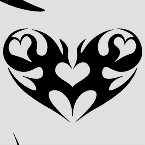 Emo Tattoo Stencil, Emo Line Work Tattoo, Succubi Tattoo, Grunge Heart Tattoo, Gothic Heart Drawing, Emo Heart Tattoo, Emo Tattoo Ideas, Tattoo Emo, Emo Design