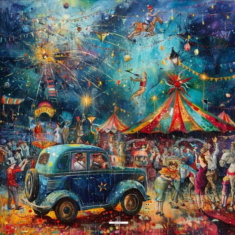 🎡 Which artwork captures your imagination? Share your thoughts below! 💬👇 Make sure to follow for more amazing digital art 🌟 🎪 Step right up and experience the whimsical blend of circus magic and automotive charm with my collection, "What if a car was a Circus." These vibrant artworks bring together the excitement of the circus and the elegance of vintage cars. 🎉🚗✨ #Circus #aiArt #magic #AutomotiveCharm #ArtisticJourney #digitalart #CreativeVision #ArtCollectors #FineArt #VibrantArt #Dail... Carnival Images, Amazing Digital Art, The Circus, Vibrant Art, Art Club, Japanese Culture, My Collection, What If, A Car