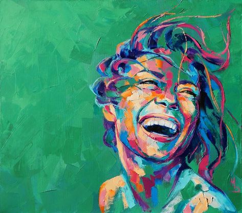 Spontaneous Realism — Mari Dein Spontaneous Realism, Kim Nguyen, Take Up Space, Abstract Pictures, Soyut Sanat Tabloları, Oil Painting Portrait, Colorful Portrait, A Level Art, Realism Art