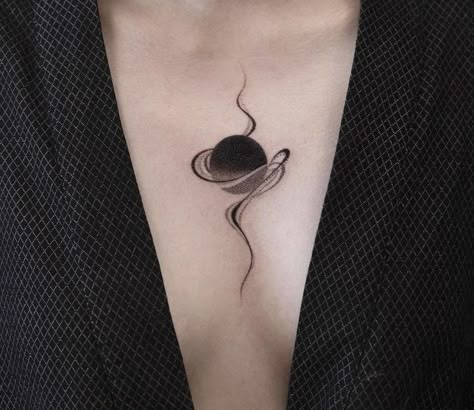 Moon Wave Tattoo, Small Chest Tattoos, Ankle Tattoos For Women, Clever Tattoos, Tasteful Tattoos, Tatuaje A Color, Up Tattoo, Small Hand Tattoos, Girly Tattoos