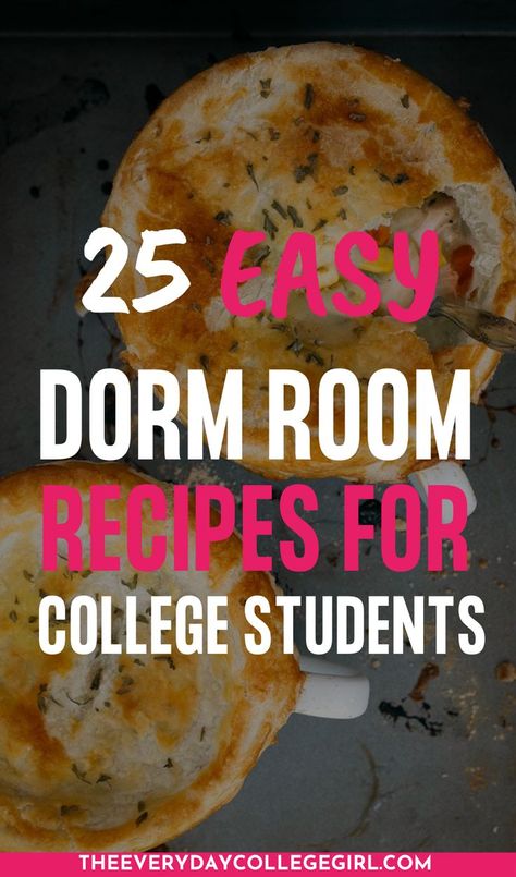 Looking for the best microwave mug meals? Here are 25 simple and cheap college meals, from breakfast to dinner, that are delicious and super easy to make! Easy Dorm Room Meals, Simple College Meals, Microwavable Recipes, Best Microwave Meals, Easy Microwave Meals, Cheap College Meals, Microwave Foods, Dorm Room Recipes, Dorm Meals