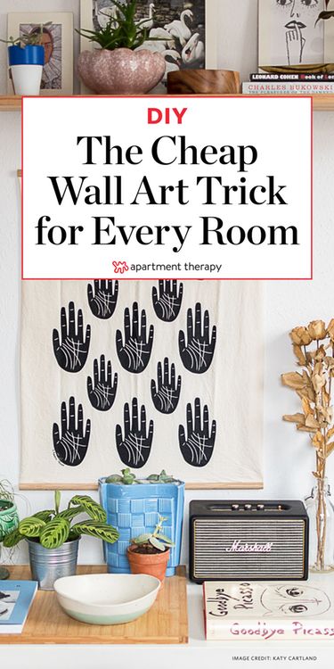 There's no shortage of places to purchase art prints that you love, but sometimes you're on the hunt for something a little more unique—and maybe a little more affordable. If so, this may be the incredibly easy art hack for you. Diy Art For Bathroom, Bathroom Picture Ideas Wall Art, Diy Kitchen Art, Kitchen Art Diy, Wall Art On A Budget, Kitchen Wall Art Diy, Cheap Artwork, Jan Showers, Cheap Diy Wall Art