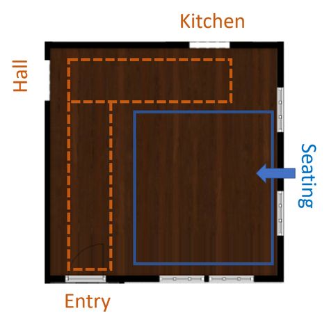 What You Need to Know to Arrange a Pass-Through Living Room with 3 or More Doors Passthrough Living Room, Pass Through Living Room, Pass Through Living Room Layout, Great Room Layout, Family Room Layout, Relaxing Living Room, Small Living Room Layout, Living Room Furnishings, Living Room Setup