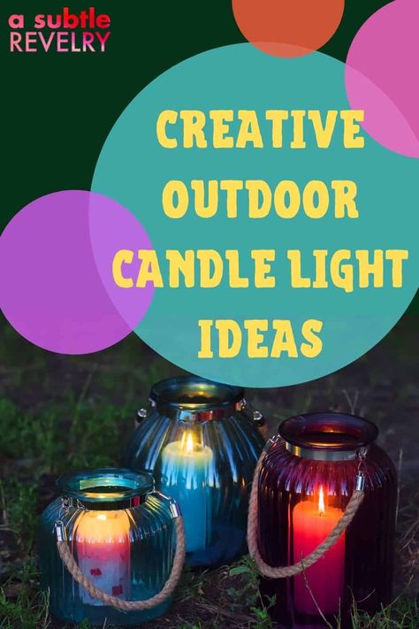 Floating Citronella Candles, Succulent Candle Centerpiece, Diy Outdoor Candles, Outdoor Dinner Table, Outdoor Candle, Succulents Candles, Candle Lighting, Diy Wax, Outdoor Chandelier