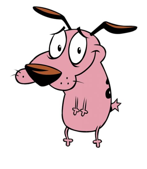 Courage the Cowardly Dog Cartoon Network Characters, Old Cartoon Network, Courage The Cowardly Dog, Cowardly Dog, Dog Animation, Dog Kisses, Dog Cartoon, 90s Cartoons, Cartoon Painting