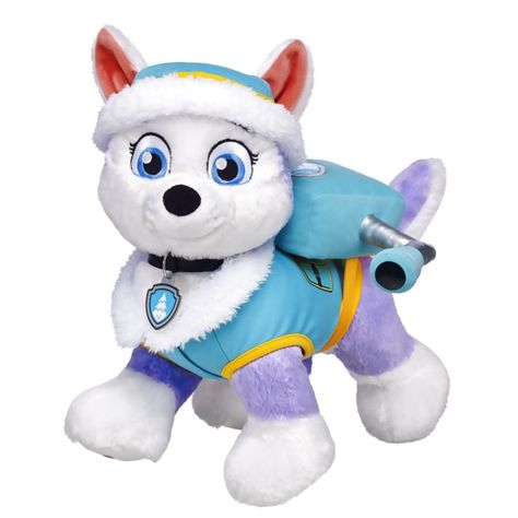 Build a Bear Paw Patrol Everest from 2016. Paw Patrol Plush, Paw Patrol Everest, Everest Paw Patrol, Penguins And Polar Bears, Paw Patrol Toys, Baby Whale, Hairstyles Accessories, Crochet Christmas Trees, Beanie Boo