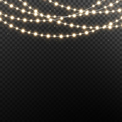 Glowing lights for xmas, garlands decora... | Premium Vector #Freepik #vector #fairy-lights #christmas-lamp #string-lights #decorative-lights Xmas Garlands, Christmas Abstract, Theme Divider, Wattpad Background, Rangoli Designs Simple Diwali, Diwali Lights, Ramadan Background, Overlays Instagram, Overlays Picsart