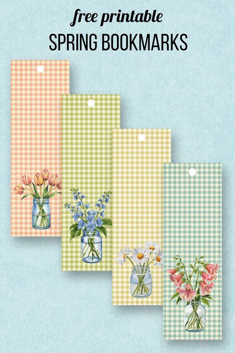 Printable Spring Bookmarks. Grab these free printable mason jar flower bookmarks. These are easy to print and hand out to students or use at home. Bookmarks To Print Free Printable, Spring Bookmarks, Easter Bookmarks, Bookmark Flower, Flower Bookmarks, Free Printable Bookmarks, Bookmark Printing, Easter Printables Free, Mason Jar Flowers