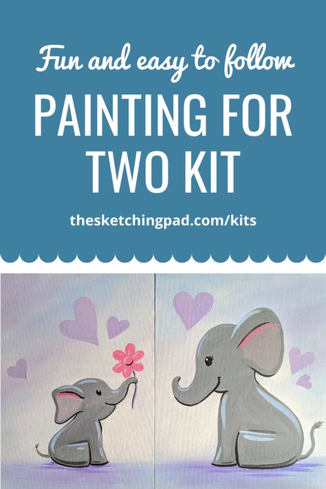 Your kit comes with the following: Two canvases of the size of your choice Four assorted paintbrushes All colors needed Mixing plates ACCESS TO FULL VIDEO TUTORIAL! Mom And Me Art Projects, Canvas Painting For Mom Gift Ideas, Mother Daughter Painting Canvases Easy, Mother Daughter Art Projects, Mommy And Me Canvas Painting, Mommy And Me Painting Ideas Canvases, Mom And Me Painting Ideas, Mommy And Me Arts And Crafts, Mother Daughter Painting Canvases