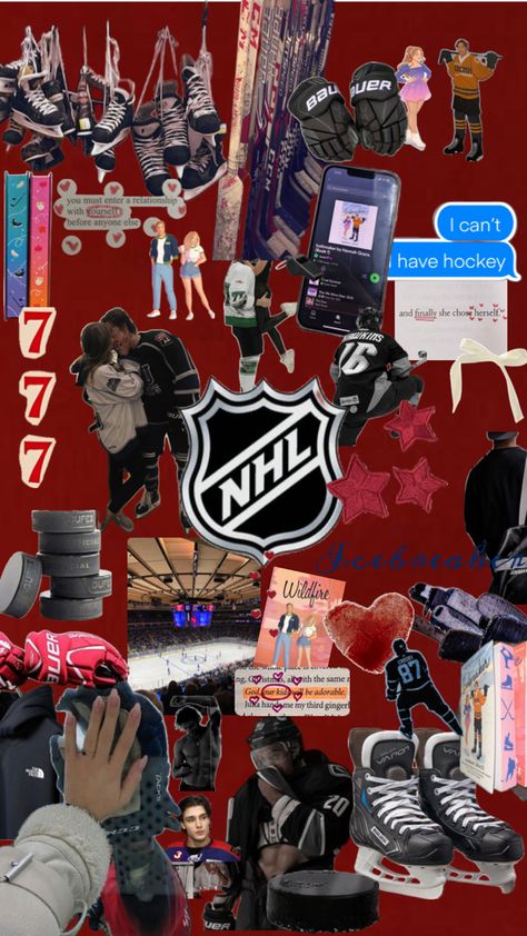 Hockey Collage, Hockey Players, Surreal Art, Our Kids, Book Series, Nhl, Hockey, Scrapbooking, Wallpapers