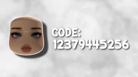 A face code Cold Blushy Cute Girl Mask Code, Girl Mask, Girl Code, Outfit Codes, A Face, Coding, Mask, Quick Saves