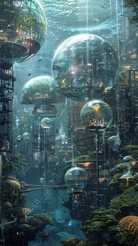 Futuristic Urban Ecosystem: An imaginative vision of a futuristic city where nature and advanced urban structures coexist harmoniously. #futuristic #urban #ecosystem #cityscape #technology #aiart #aiphoto #stockcake ⬇️ Download and 📝 Prompt 👉 https://ayr.app/l/WPNZ Futuristic City With Nature, Futuristic Fantasy World, Futuristic World Drawing, Futuristic Castle Concept Art, Futuristic Nature City, Nature And Technology Art, Eco Cyberpunk, Fantasy Futuristic City, Futuristic City Dystopia