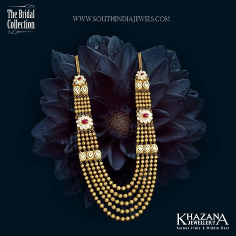 gold haram designs in khazana jewellery #GoldJewelleryFashion Gold Toda Sets, Toda Sets In Gold, Toda Designs In Gold, Kandoli Designs Gold, Molagolusu Gold Designs, Gold Kandora Designs, Khazana Jewellery, Sweets Hamper, Gold Haram Designs