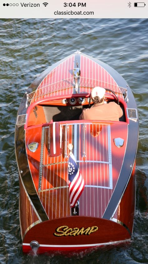 1940 16ft Chris Craft Special Race Boat, "Scamp". Wooden Speed Boats, Mahogany Boat, Lake Boats, Chris Craft Boats, Runabout Boat, Cruiser Boat, Classic Wooden Boats, Dream Boat, Diy Boat