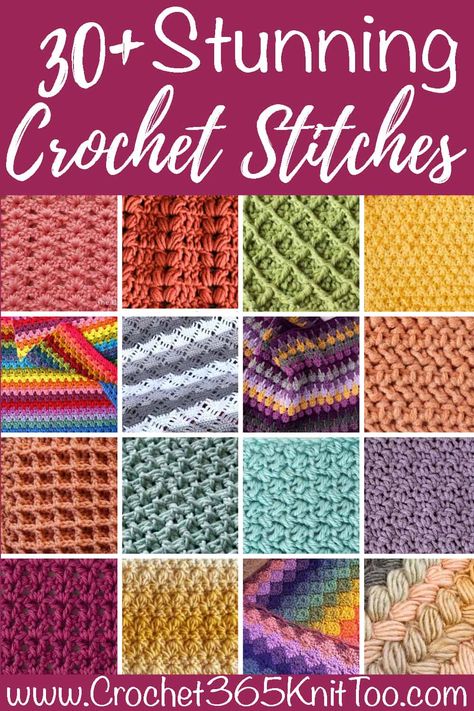 Single Stitch Crochet Blanket, Funky Crochet Patterns, Beautiful Crochet Stitches, Alpine Stitch Crochet, Textured Crochet Stitches, Advanced Crochet Stitches, Crochet Blanket Stitch Pattern, Different Crochet Stitches, Modern Crochet Blanket