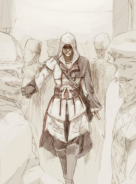 A Strong Man, Assassin's Creed Wallpaper, Assassins Creed Ii, Ezio Auditore, Assassins Creed 2, Assassins Creed Series, Assassins Creed Artwork, Assassins Creed Art, Strong Man