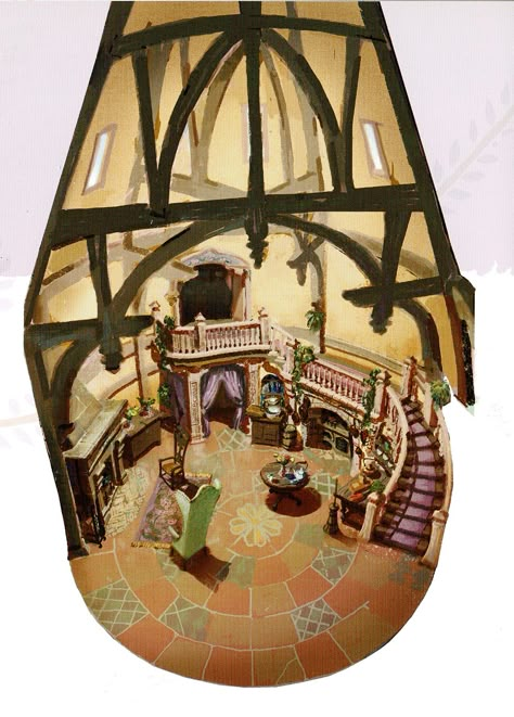 Rapunzel Room, Rapunzel Castle, Tangled Tower, Rapunzel Tower, Bg Design, Casas The Sims 4, Disney Rapunzel, Disney Concept Art, Best Image