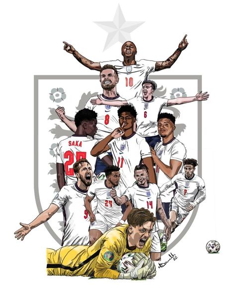 Three Lions England, Potrait Painting, 3 Lions, England Team, Football Ideas, Three Lions, England Football Team, Lion Wallpaper, Upcycling Ideas