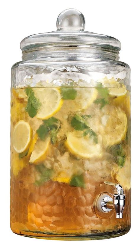 Where to find Hammered Glass Beverage Dispenser 3 gal. in San Francisco Mason Jar Drinks, Glass Beverage Dispenser, Serveware Set, Glass Drink, Beverage Dispensers, Beverage Dispenser, Whiskey Drinks, Drinks Design, Outdoor Patio Lights