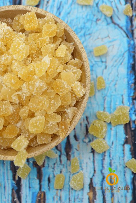 Ginger Chews Benefits, Crystallized Ginger Recipe, Ginger Chews Recipe, Candied Ginger Recipe, Crystalized Ginger Recipe, Ginger Sweets, Ginger Candy Recipe, Ginger Recipe, Ginger Chews