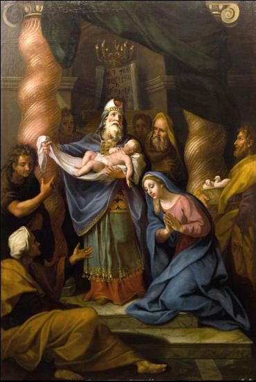 Louis de Boullogne - La Présentation de Jésus au temple - Category:Paintings of the presentation of Jesus Christ at the Temple - Wikimedia Commons Presentation In The Temple, Rosary Mysteries, Jesus In The Temple, Sheep Art, Pentecost, Biblical Art, Blessed Virgin Mary, Catholic Art, Baby Jesus