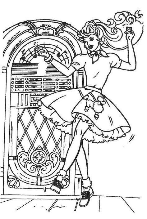 coloring page 80s Coloring, Chest Tattoo Drawings, Blue Bedrooms, People Coloring Pages, Free Kids Coloring Pages, Barbie Coloring Pages, Barbie Coloring, Colouring Sheets, Draw People