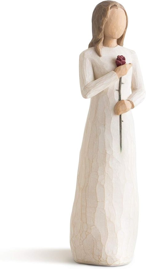 Willow Tree Love of Learning Figurine : Susan Lordi: Amazon.co.uk: Home & Kitchen Ceramic Sculpture Figurative, Willow Tree Figurines, Tree Sculpture, Willow Tree, Wooden Sculpture, Wishing Well, Beautiful Tree, Calla Lily, Silk Velvet