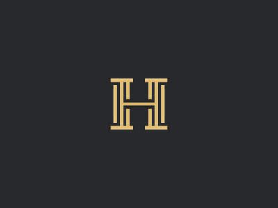 H Monogram House Logos, Logo Typo, Law Firm Logo Design, Hh Logo, Luxury Monogram, H Monogram, Logo Branding Design, Logo Photo, Typo Logo