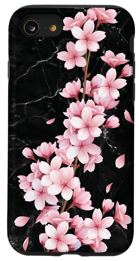 PRICES MAY VARY. Pink cherry blossom flower pattern design is for anyone who loves flowers, cherry blossom flowers, sakura flowers & Japanese culture. Two-part protective case made from a premium scratch-resistant polycarbonate shell and shock absorbent TPU liner protects against drops Printed in the USA Easy installation Flowers Sakura, Flowers Japanese, Japanese Pink, Jelly Wallpaper, Purple Flowers Wallpaper, Sakura Flowers, Diy Abstract Canvas Art, Pink Cherry Blossom, Blue Wedding Flowers