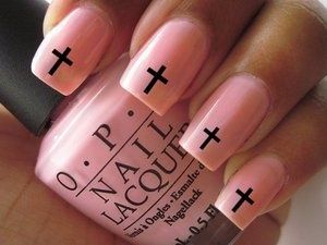 Crosses Cross Nails, Easter Nail Art, Easter Nails, Manicure Y Pedicure, Nails And Makeup, Nail It, Nail Wraps, Love Nails, Mani Pedi