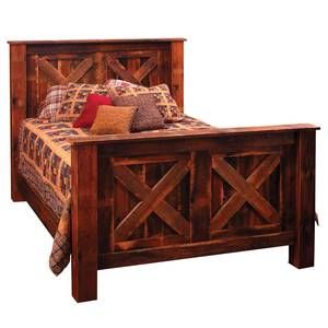 Fireside Lodge Furniture Cedar Bed Frame, Barnwood Bed, Reclaimed Wood Bed Frame, Lodge Furniture, Reclaimed Wood Beds, Rustic Bed Frame, Eastern Red Cedar, Timber Beds, Barnwood Furniture