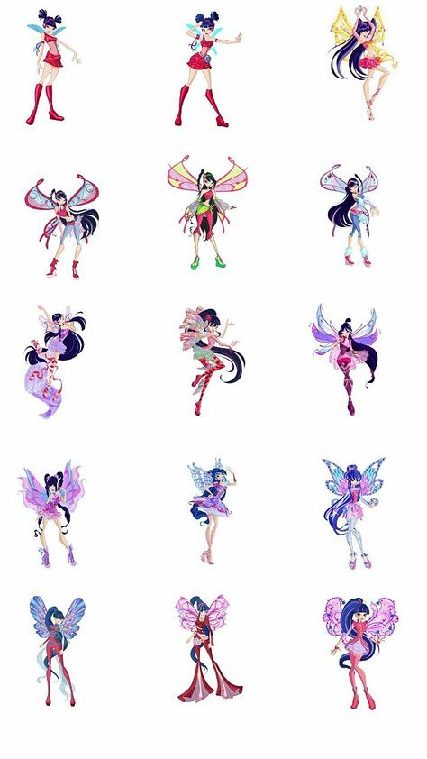 Musa Winx Transformation, Musa Winx Club Transformation, Winx Club Musa Transformation, Musa Transformation, Winx Transformations, Winx Musa, Soiree Outfit, 18th Birthday Party Themes, Bloom Winx Club