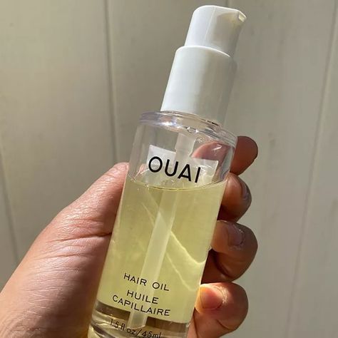 Ouai's Hair Oil Helps Dry, Damaged Hair Look and Feel Healthier Crunchy Hair, Ouai Hair Oil, Ouai Hair, Borage Oil, Dry Damaged Hair, Benzoic Acid, Rice Bran Oil, Color Treated Hair, Fresh Fragrances