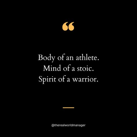 Body Of An Athlete Mind Of A Stoic, Kaizen Quotes, Life Quotes Relationships, Motivation Inspiration Quotes, Athlete Quotes, Body Quotes, Positivity Motivation, Quotes Relationships, Stay Motivated