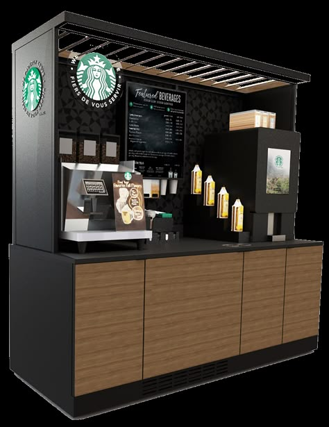 Nestlé Professional | Premium Self Serve Self Serve Coffee Bar, Mini Cafeteria, Coffee Bar Party, Coffee Booth, Starbucks Shop, Gerobak Dorong, Starbucks Design, Mobile Coffee Shop, Coffee Bar Design