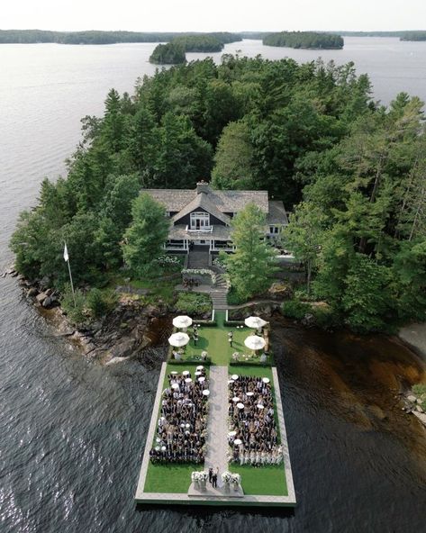 Ever thought of getting married at a cottage but don’t have one to call your own? @jaynescottages has a full selection of beautiful boutique luxury cottages that you can rent for your big day. - • Here’s what she said about one of her latest weddings that she held; “When the biggest name in hockey and the most stylish designer choose Old Woman Island for their wedding, you know it’s something special. ✨🕊️⁠ ⁠ Last summer, Connor McDavid and Lauren Kyle toured several of our Muskoka properties ... Canadian Summer, Majestic Wedding, Lake Muskoka, Nhl Hockey Players, Luxury Cottages, Connor Mcdavid, Luxury Cottage, Bride Guide, Vogue Australia