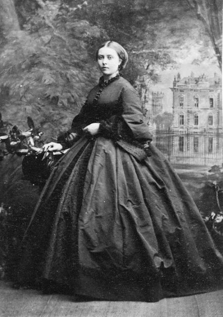 Victoria, Princess Royal of England, Crown Princess of Prussia, July 1861. | In the Swan's Shadow Victoria Princess Royal, Queen Victoria's Daughters, 1869 Fashion, Victoria's Children, Queen Victoria Children, Royal Closet, 1860s Fashion, Queen Victoria Family, Victoria Reign