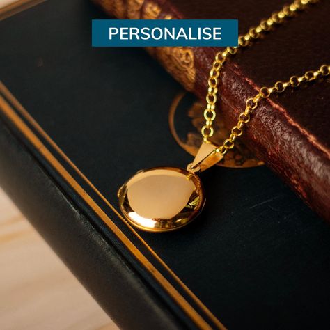 Men's Lockets are having a moment and none more so than this quality 18 carat gold vermeil Men's round locket. Keep your loved ones close always with this perfect memento which can be engraved and opens to take two photos or a tiny keepsake. This classic round locket is perfect for everyday wear or for occasions.  PERSONALISATION:  * For a truly personalised locket, select "Add Two Photos" from our "personalisation" dropdown.  * Once you have ordered your locket, please send us your 2 chosen pho Men’s Locket, Locket For Men, Round Locket Necklace, Gold Necklace For Men, Engraved Locket, Round Locket, Photo Locket Necklace, Personalized Fathers Day Gifts, Photo Locket