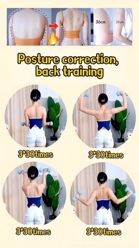 Corp Perfect, Easy At Home Workouts, Posture Exercises, Aerobics Workout, Posture Correction, Trening Pilates, Back Exercises, Belly Workout, Back Workout