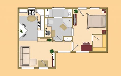 400 Sq Ft House Plans 400 Sq Ft House Plans In Chennai The ... Ft Wallpaper, Small House Trailer, Tiny House Trailer Plans, 500 Sq Ft House, English Homes, Trailer Design, Guest House Plans, Open Floor House Plans, House Kits