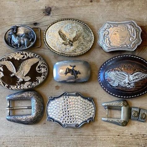 Large Belt Buckle, Belt Buckle Aesthetic, Belt Buckles Cowgirl, Big Belt Buckle, Cool Belts, Cowboy Belts, Metal Cowboy, Cowgirl Belt, Rodeo Belt Buckles