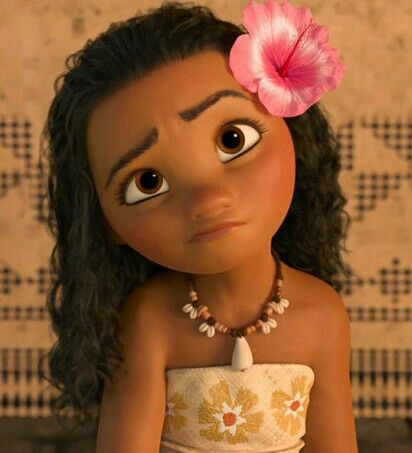 Little Moana Moana, Hair, Pink